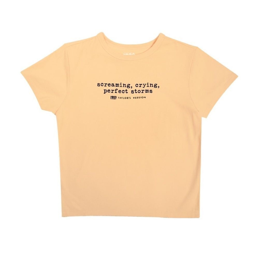 NEW Taylor Swift 1989 Official Merch Baby Tee size XS 'Blank Space' T-Shirt